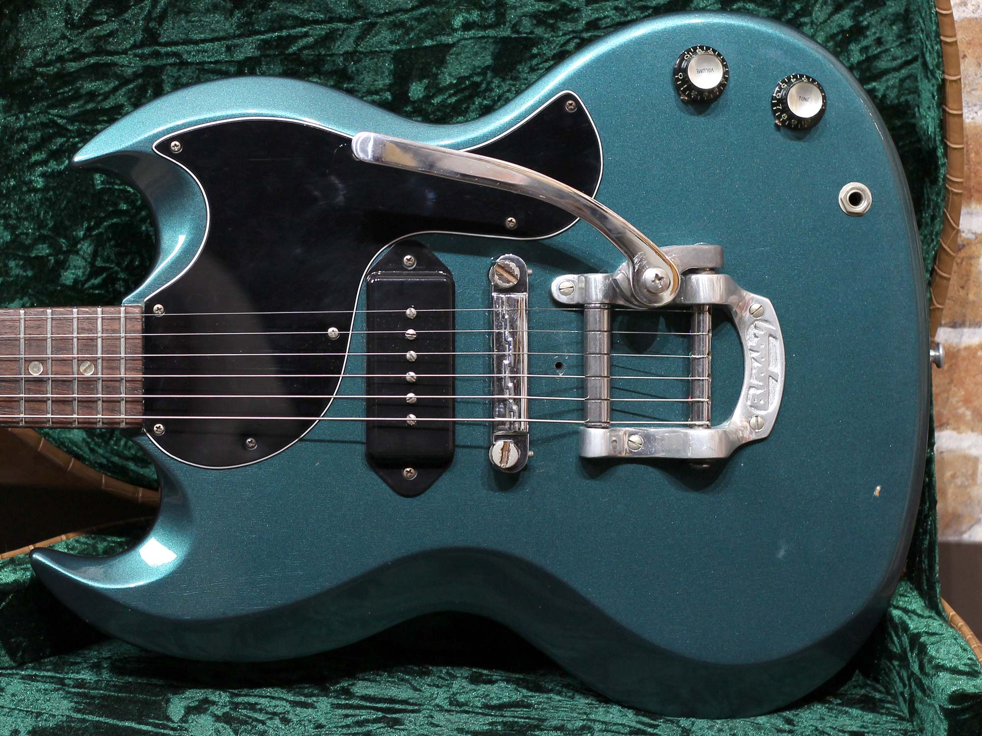 Gibson 1964 SG Junior Refinish Pelham Blue